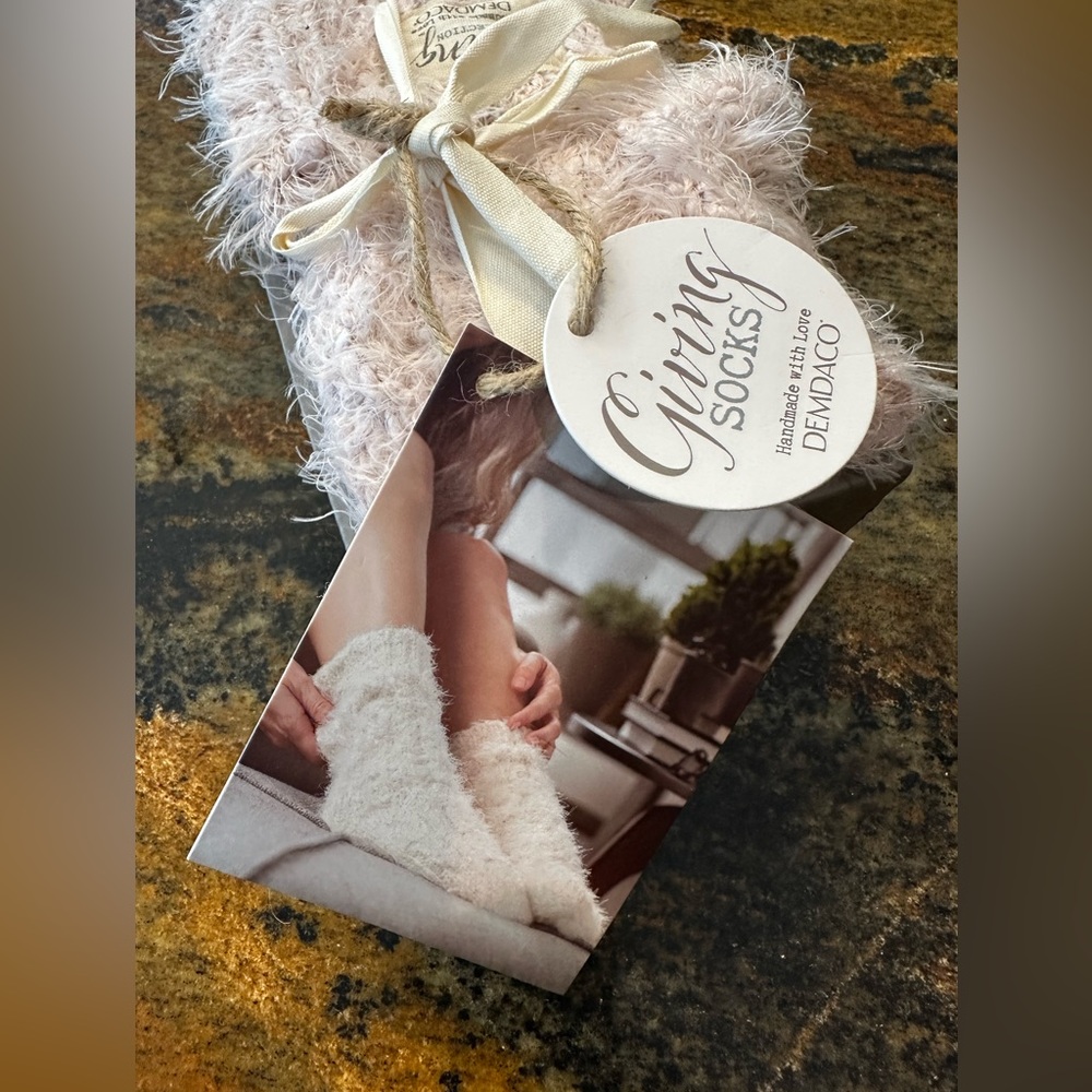“Giving Socks” handmade with love by Demdaco
